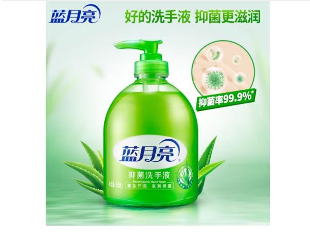 蓝月亮 芦荟抑菌洗手液套装:500g*3+瓶装补充装500g*3