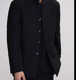 新中式中山装西装外套男春秋季高级感痞帅中国风立领休闲西服套装