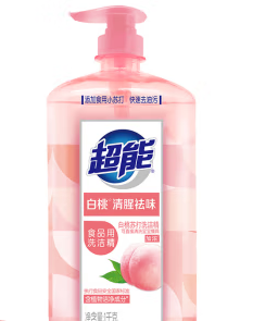 超能白桃苏打洗洁精 超能白桃苏打洗洁精