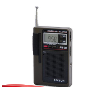 德生（Tecsun） Tecsun/德生 R-818 便携半导体广播收音机数显 多全波段钟控老人适用