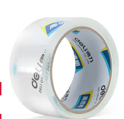 得力 (deli)高品质高透明封箱胶带打包胶带