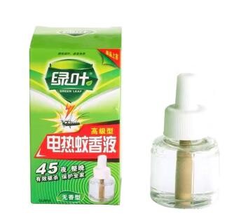 绿叶电热蚊香补充液 45夜 GL5014  单位：瓶