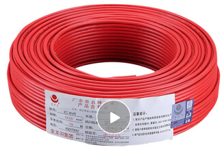 德力西(DELIXI)电线电缆 BVR2.5平方 单芯多股铜线 家装家用铜芯电线 100米 红色火线