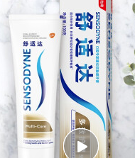 舒适达抗敏感多效护理牙膏 坚固牙釉质 缓解牙敏感防蛀清新口气100g
