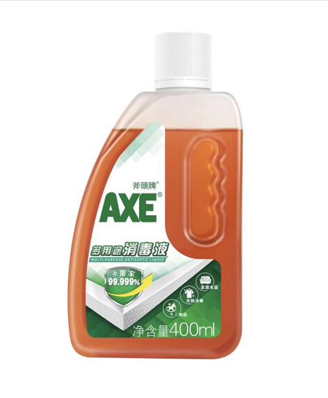 斧头牌AXE 衣物消毒液家用室内地板宠物消毒水杀菌 400ML*2
