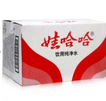 娃哈哈 饮用纯净水596ML*24瓶