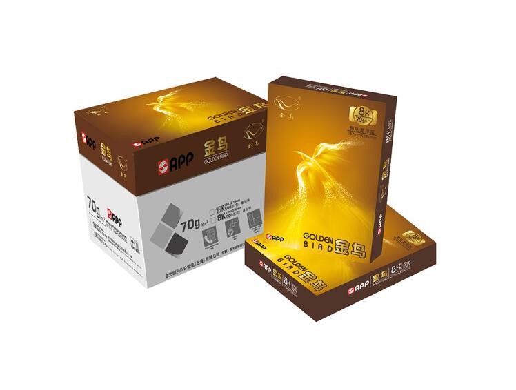 APP金鸟70克16K打印复印纸整箱70g（16K/10包/箱）打印白纸70克单包500张办公用纸 金鸟70克16K（10包/箱）