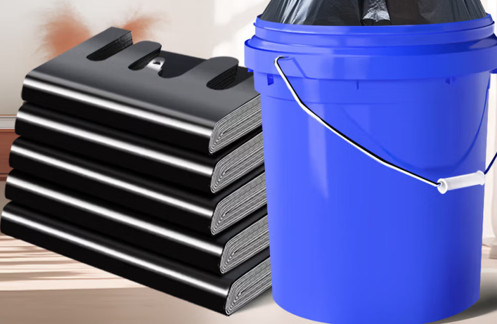 利得马甲黑色垃圾袋35*60*100只