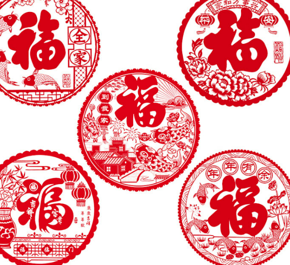 小福字静电贴