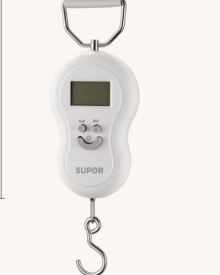 苏泊尔SUPOR 电子秤手提秤便携白色 KGF50CJ10