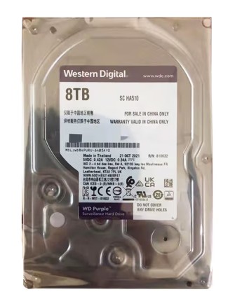 西部数据（WD）8TB 监控硬盘销售单位-块