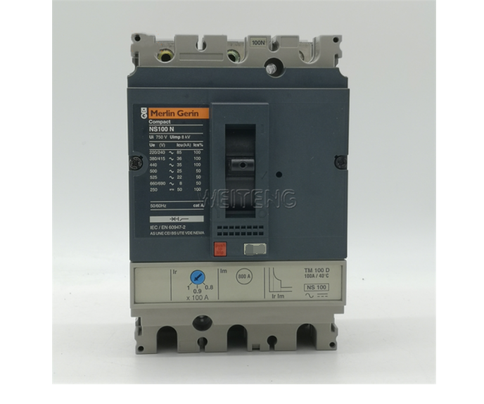 梅兰Merlin Gerin空气开关 NS100N 三极3P 100A 3P 100A