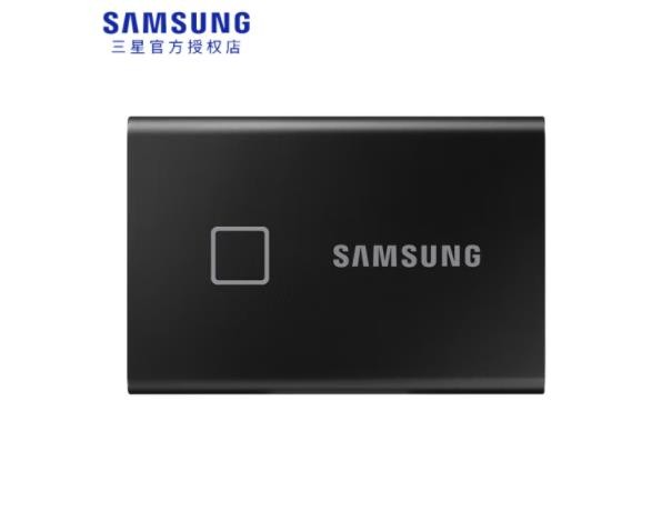三星（SAMSUNG）移动固态硬盘 2TB Type-c USB3.2移动固态硬盘(PSSD) T7 Taucb黑色NVMe 指纹识别