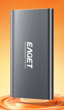 忆捷（EAGET）256GB Type-c USB3.2移动固态硬盘（PSSD）