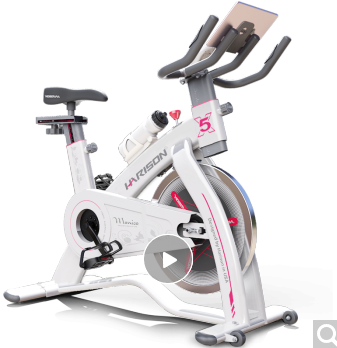 美国汉臣HARISON 智能动感单车 家用静音健身车室内自行车 运动健身器材26斤大飞轮 X5豪华阻力版