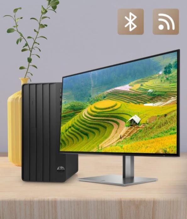 惠普(HP)288 G9 商用台式机办公电脑(i5-12500/8G/512G/W11/同传/无线键鼠)+23.8显示器(定制款)