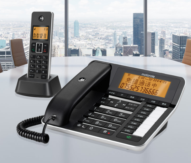 摩托罗拉（Motorola）录音电话机子母机