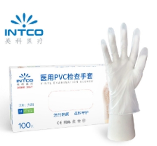英科医疗  医用PVC检查手套 M号 PVC材质 100支/盒