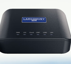 蓝阔 PS211UW 打印服务器支持两台USB打印机网络共享器远程云打印手机扫描USB设备共享