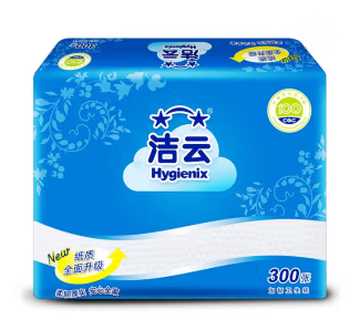 洁云平板卫生纸300张42包整箱