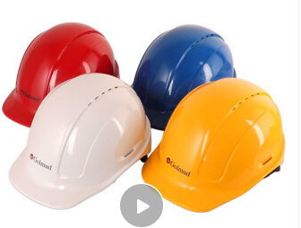 哥尔姆 abs工地建筑工程防砸安全帽 透气孔 反光标志 国标安全头盔