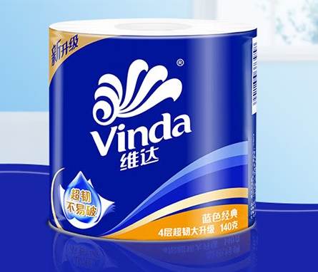 维达蓝色经典卷纸4层*27卷