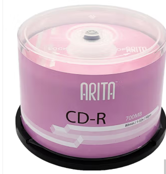 铼德(ARITA) e时代系列 CD-R 52速700M 空白光盘/光碟/刻录盘 桶装50片