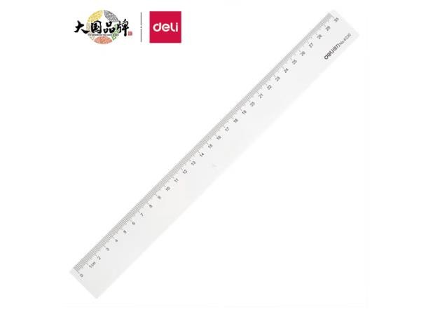 得力(deli)30cm办公通用直尺 测量绘图尺子 办公用品 6230