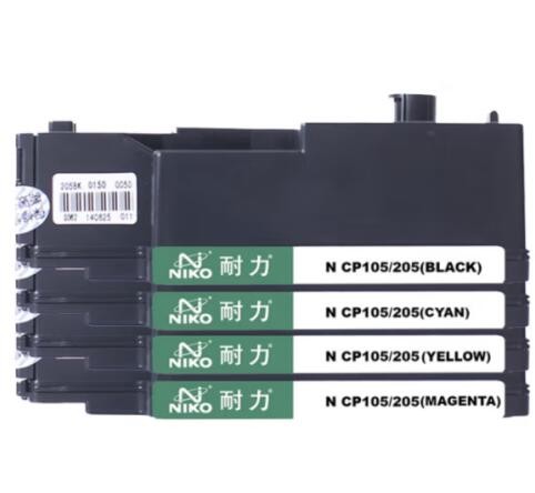 耐力（NIKO） 适用富士施乐粉盒CM215F CP205B 105B 215B打印机 CP105B四色套装