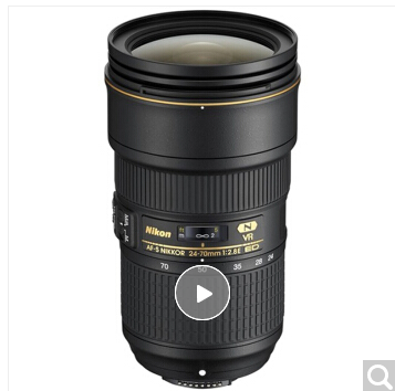 尼康（Nikon）AF-S尼克尔24-70mm f/2.8E ED VR镜头全画幅防抖单反相机镜头