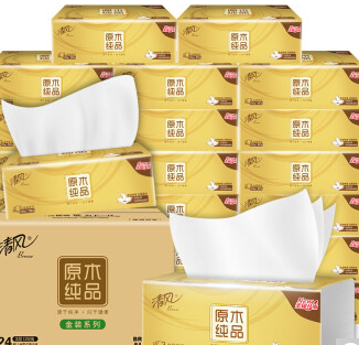 清风餐巾纸 24包/箱