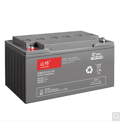 山特蓄电池（SANTAK）C12-65 山特UPS不间断电源12V65AH铅酸蓄电池