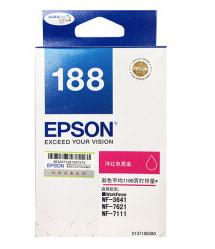爱普生（EPSON）T1883 红色墨盒 (适用WF-3641/7111/7621/7218/7728机型)约1100页
