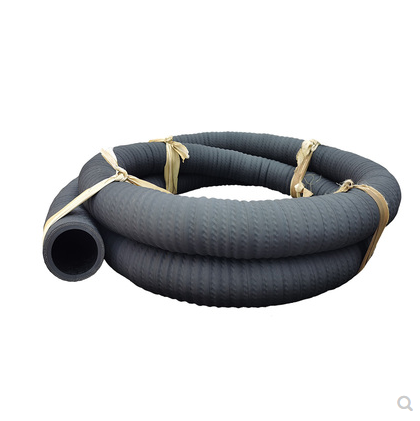 QD黑橡胶钢丝管 抽砂管 排水耐磨橡胶管吸沙内径200mm(8寸)*8米（单位：根）