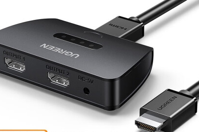 绿联1分2 分频器