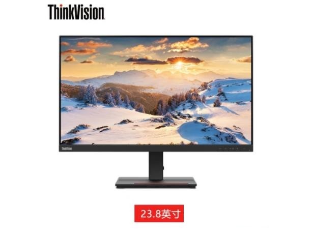联想（Lenovo） 商用办公电脑显示器 S24E23.8英寸显示器