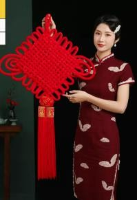 中国结挂件 1.5线14盘配球